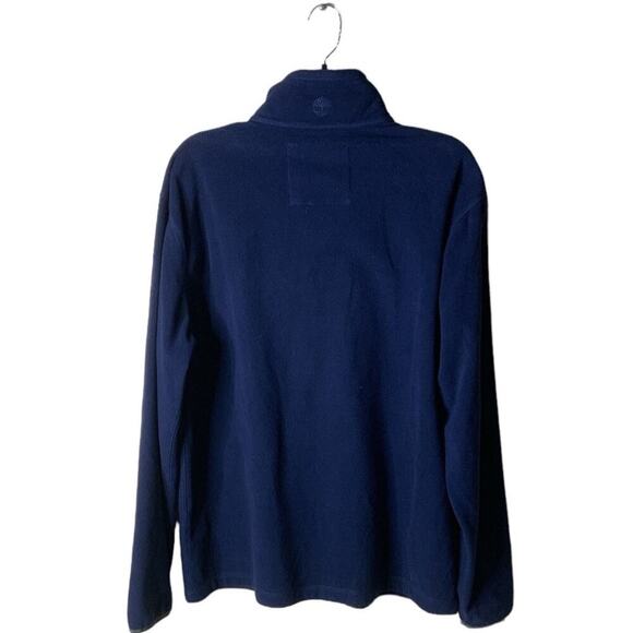 Timberland Micro Fleece 1/2 Zip Pullover Top Mens Size Large Embroidered Logo - Picture 4 of 11